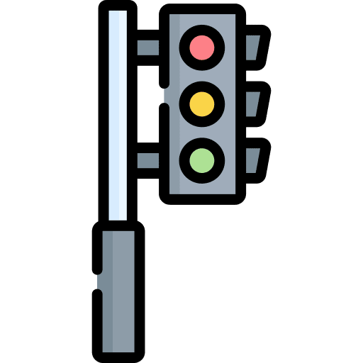 Traffic lights signaling electronics traffic lights icon