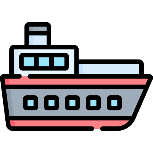 Ship boat cruise ship ferry boat icon