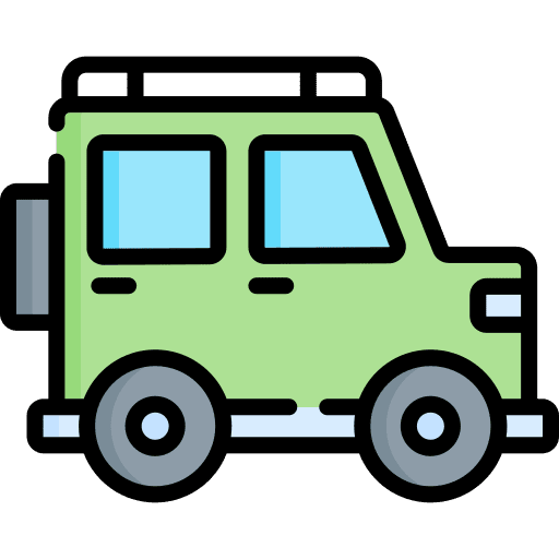 Suv car adventure transportation automobile icon