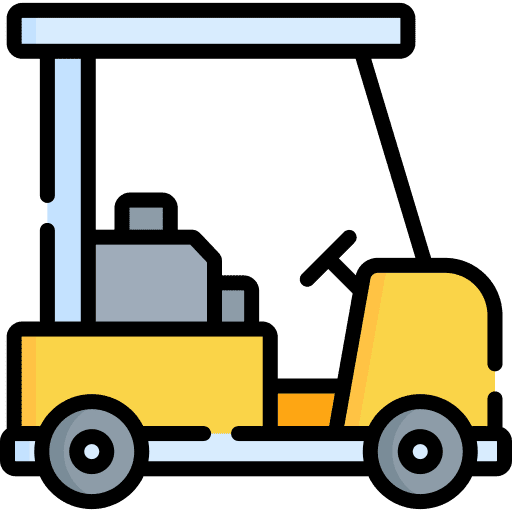 Golf cart golf cart automobile vehicle icon
