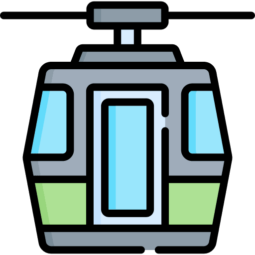 Cable car cable car travel transportation icon