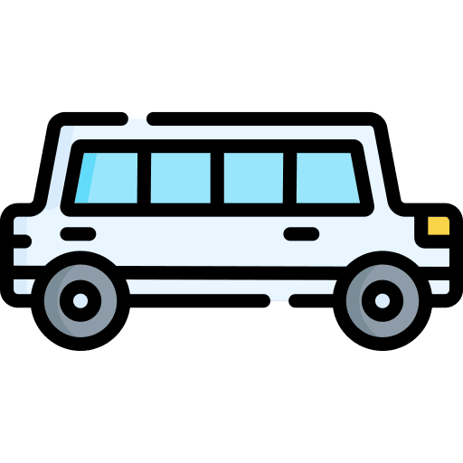 Limousine automobile limousine transport icon