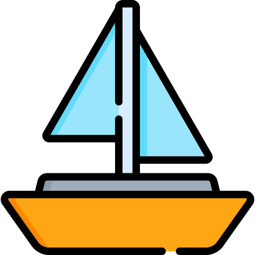 Sailboat travel transportation sailboat icon