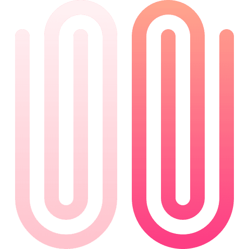 Paperclip attachment clip outline attach icon Paperclip attachment clip outline attach icon