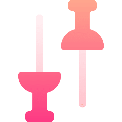 Pin attachment school material school icon Pin attachment school material school icon