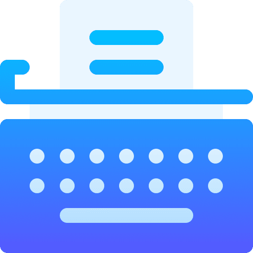 Typewriter typewriter communications write icon Typewriter typewriter communications write icon