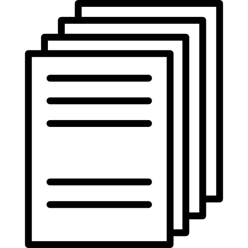 Copy documents files interface documents icon