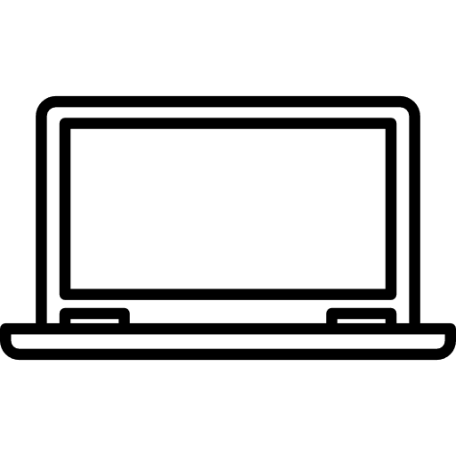 Notebook technology tools and utensils screen icon