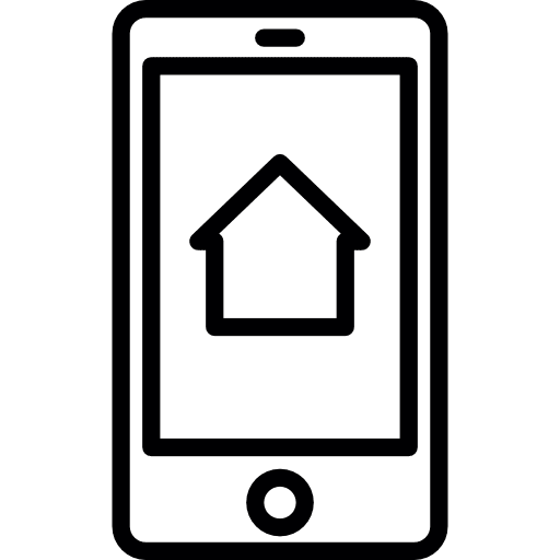 Phone with arrow arrows networking device icon