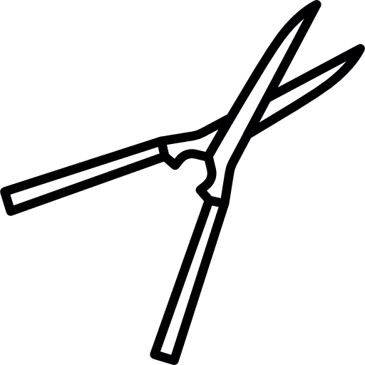 Garden shears gardening secateurs pruners icon