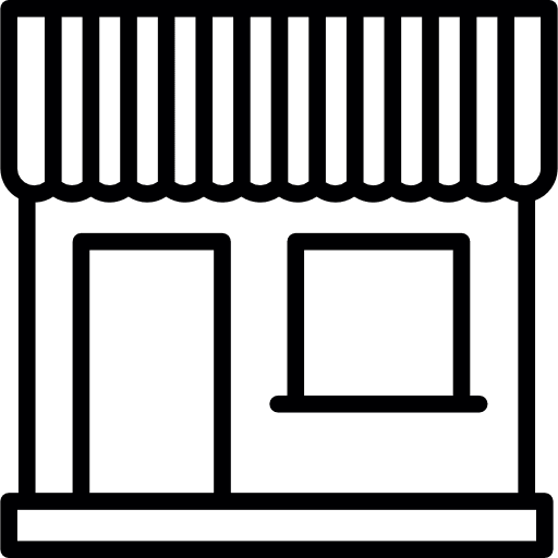 Internet store commerce online store commercial icon