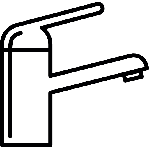 Water valve faucet tap plumbering icon