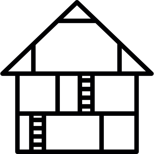 Incision plan house things stairs buildings icon