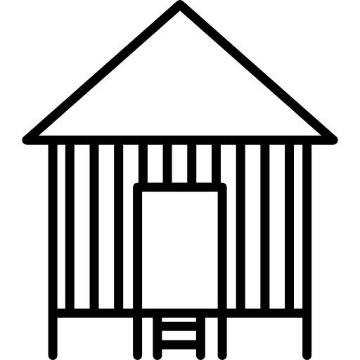 Bungalow rent construction house icon