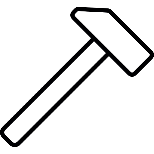 Hammer tool hammers repair gavel icon