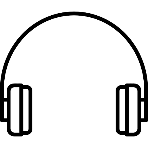 Music headphones music earphones headphones icon