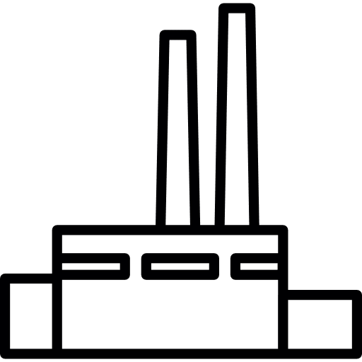 Factory  factory buildings working icon