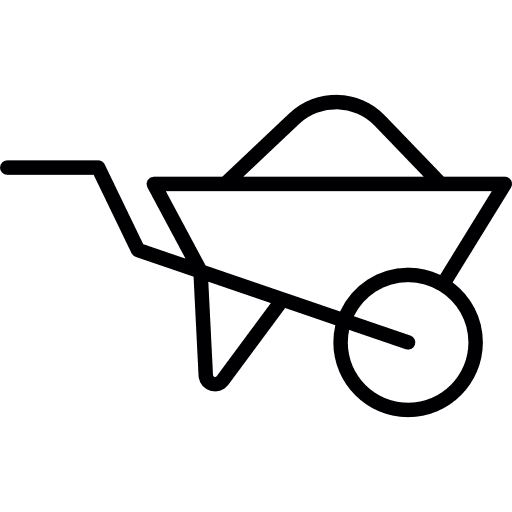 Work barrow transport work barrow icon