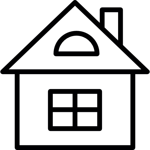 Country house houses construction home icon