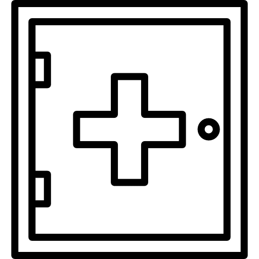 Medicine chest medicine medication medical kit icon