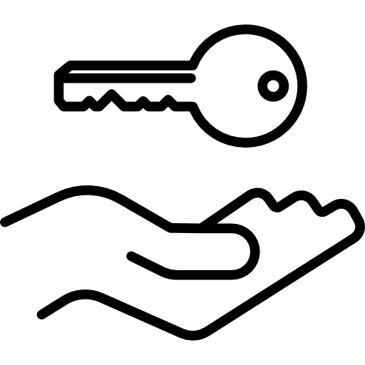 Holding key closed opening close icon