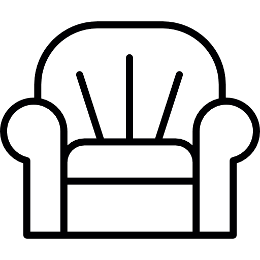 Armchair couch sit down sitting icon