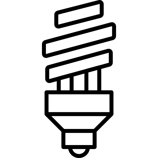 Electricity light bulb invention light technology icon