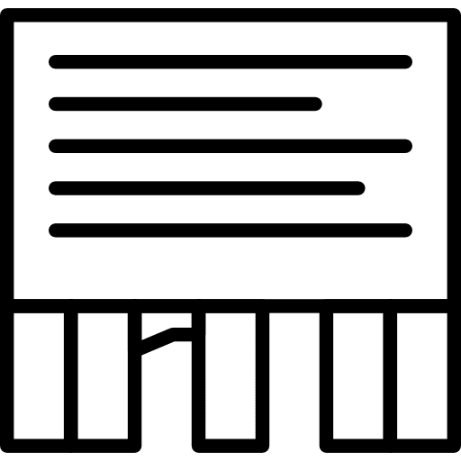 Street advertising street advertising advert icon