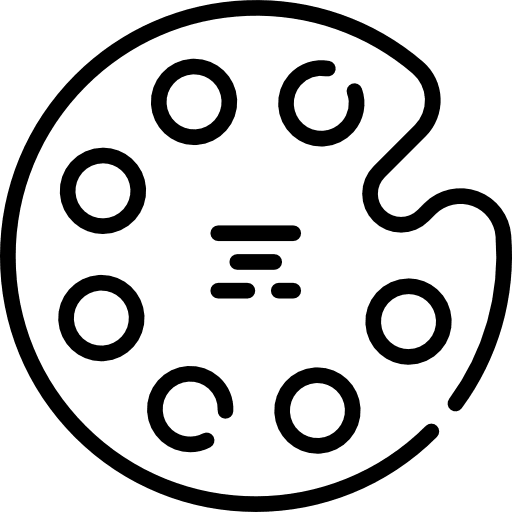 Palette interface paint palette painting icon Palette interface paint palette painting icon