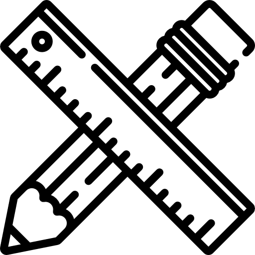 Ruler custom construction and tools construction icon Ruler custom construction and tools construction icon