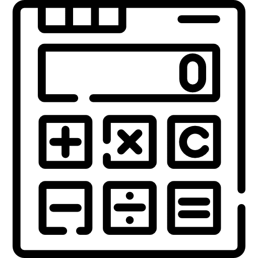 Calculator calculating electronics technology icon Calculator calculating electronics technology icon