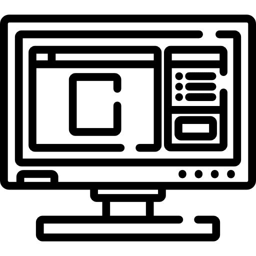 Monitor document computer monitor icon Monitor document computer monitor icon