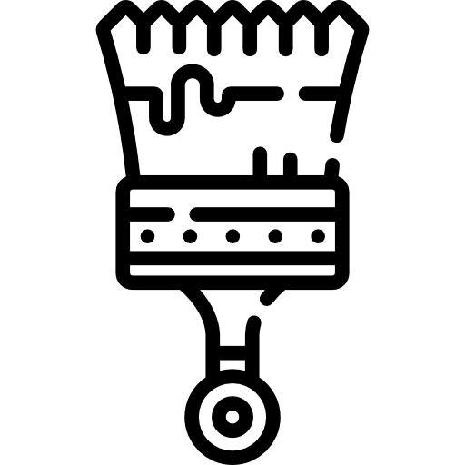 Paintbrush art and design repair paintbrush icon Paintbrush art and design repair paintbrush icon