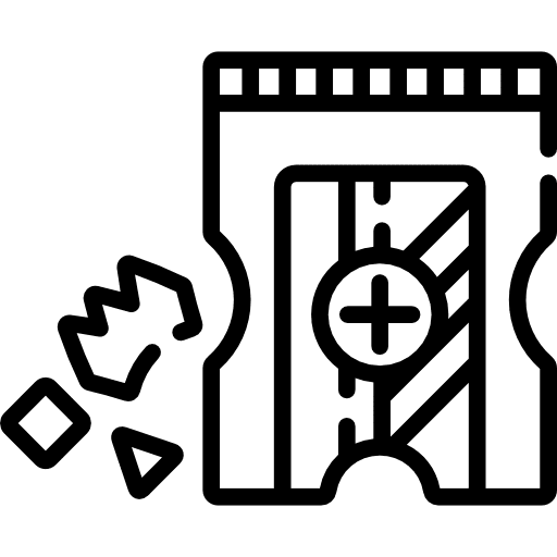 Sharpener school material tools and utensils sharpener icon Sharpener school material tools and utensils sharpener icon