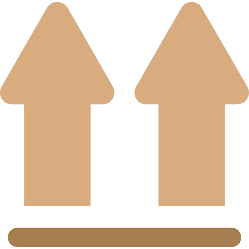 Arrows upload up arrow shipping and delivery icon