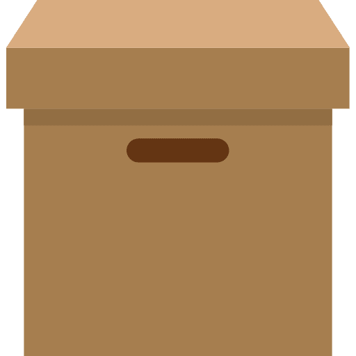 Box data storage file storage storage box icon