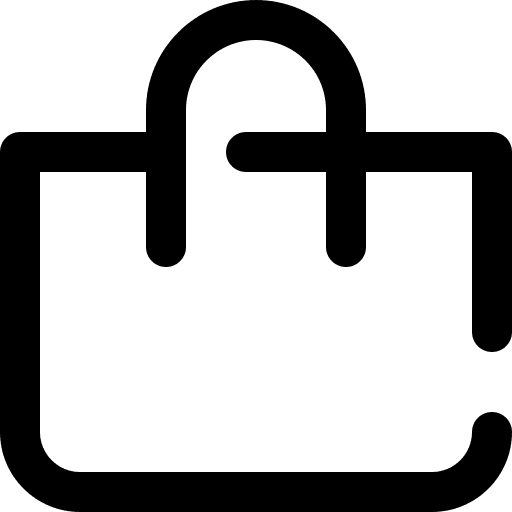 Shopping bag commerce online store shopping icon