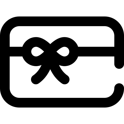 Gift card commerce commerce and shopping business icon Gift card commerce commerce and shopping business icon