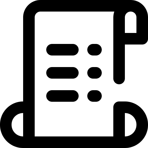 Invoice ticket commerce and shopping bill icon Invoice ticket commerce and shopping bill icon