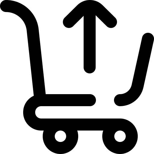 Shopping cart supermarket commerce and shopping online shop icon Shopping cart supermarket commerce and shopping online shop icon