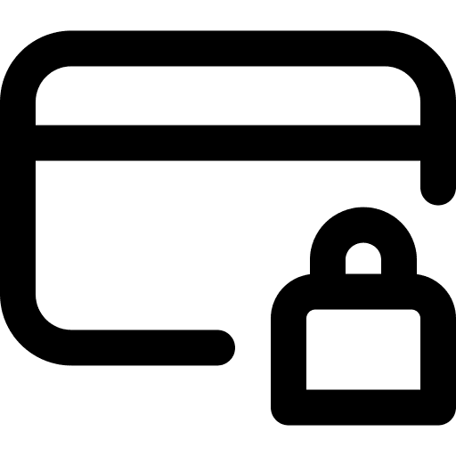 Credit card commerce debit card payment method icon Credit card commerce debit card payment method icon