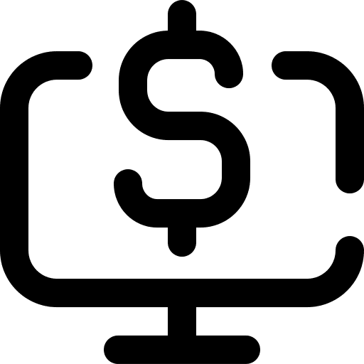 Online payment payment method credit card computer icon Online payment payment method credit card computer icon