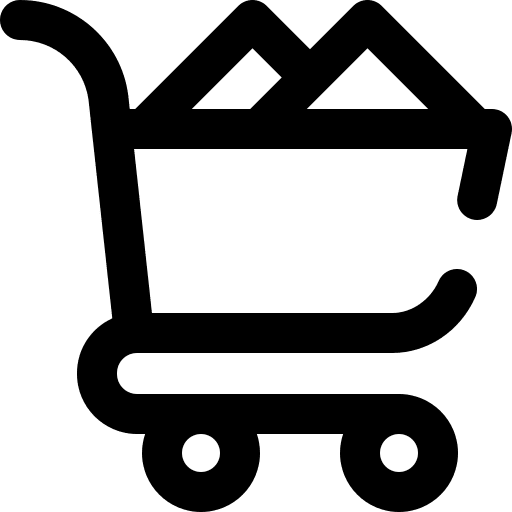 Shopping cart procurement online shop commerce and shopping icon Shopping cart procurement online shop commerce and shopping icon