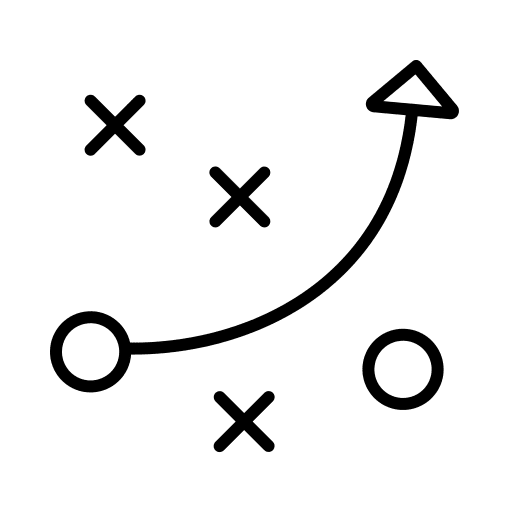 Strategy business strategy tactics planning icon