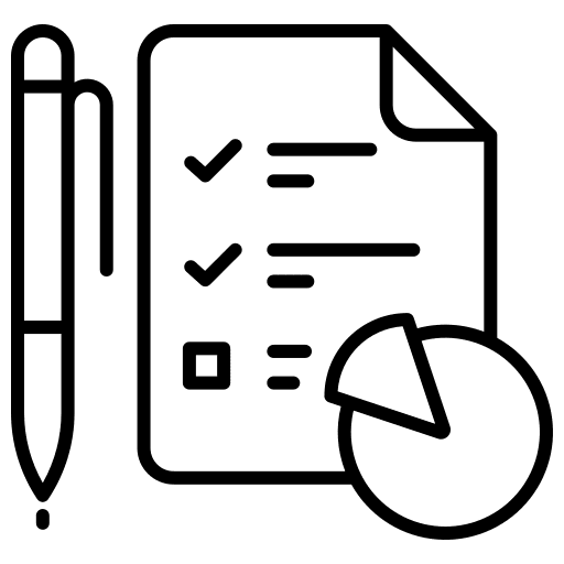 Analytics business business and finance correct icon Analytics business business and finance correct icon