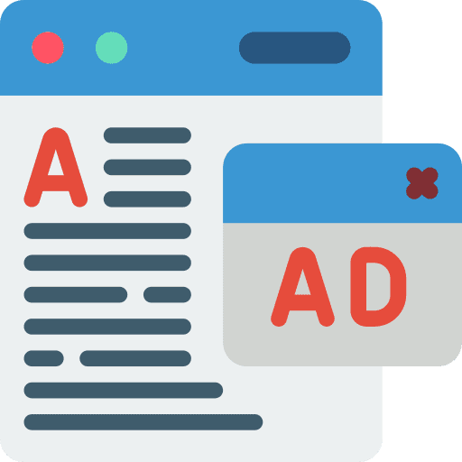 Blog browser blogging advert icon