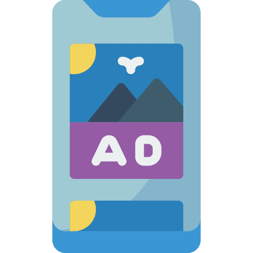 Mobile electronic mobile social icon