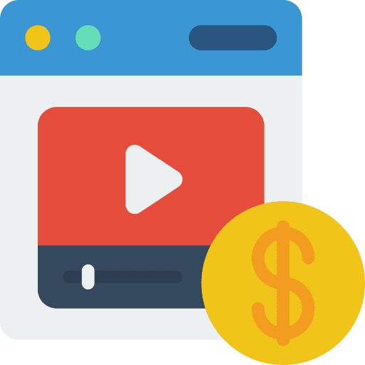 Monetization monetization monetize video ad icon