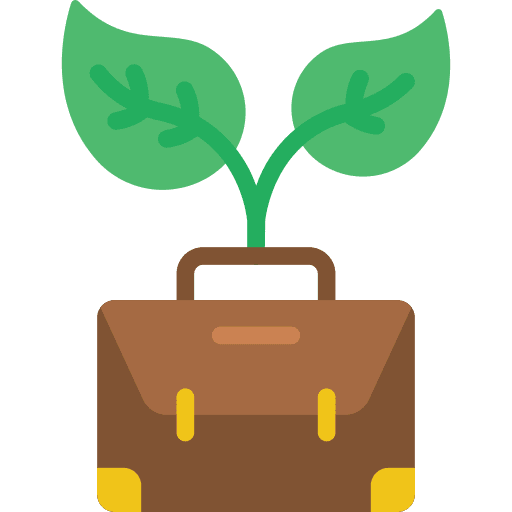 Briefcase briefcase profit growth icon