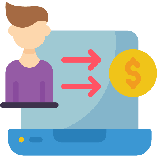 Laptop laptop customer service account icon